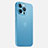 Handyhülle Hülle Ultra Dünn Schutzhülle Hartschalen Tasche Durchsichtig Transparent Matt U02 für Apple iPhone 13 Pro Hellblau