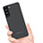 Handyhülle Hülle Ultra Dünn Schutzhülle Hartschalen Tasche Durchsichtig Transparent Matt U02 für Samsung Galaxy S23 5G Schwarz