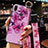 Handyhülle Silikon Hülle Gummi Schutzhülle Blumen für Huawei P Smart Z