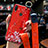 Handyhülle Silikon Hülle Gummi Schutzhülle Blumen für Huawei P Smart Z Rot