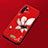 Handyhülle Silikon Hülle Gummi Schutzhülle Blumen für Huawei P30 Pro Rot