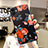 Handyhülle Silikon Hülle Gummi Schutzhülle Blumen H02 für Apple iPhone 11 Rot