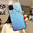 Handyhülle Silikon Hülle Gummi Schutzhülle Blumen H08 für Apple iPhone 11 Pro Max Hellblau