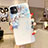 Handyhülle Silikon Hülle Gummi Schutzhülle Blumen H18 für Apple iPhone 11 Hellblau