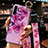 Handyhülle Silikon Hülle Gummi Schutzhülle Blumen K04 für Huawei P30 Pro