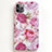 Handyhülle Silikon Hülle Gummi Schutzhülle Blumen S01 für Apple iPhone 11 Pro Max