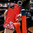 Handyhülle Silikon Hülle Gummi Schutzhülle Flexible Blumen für Huawei Enjoy 20 5G Rot