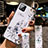 Handyhülle Silikon Hülle Gummi Schutzhülle Flexible Blumen für Oppo A73 5G Weiß