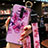 Handyhülle Silikon Hülle Gummi Schutzhülle Flexible Blumen K01 für Xiaomi Redmi Note 8 Pro