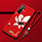 Handyhülle Silikon Hülle Gummi Schutzhülle Flexible Blumen K02 für Huawei Nova 7 SE 5G Fuchsie