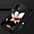 Handyhülle Silikon Hülle Gummi Schutzhülle Flexible Blumen S01 für Vivo X51 5G Braun
