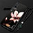 Handyhülle Silikon Hülle Gummi Schutzhülle Flexible Blumen S01 für Xiaomi Mi Note 10 Braun