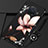 Handyhülle Silikon Hülle Gummi Schutzhülle Flexible Blumen S02 für Oppo Ace2 Braun