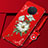 Handyhülle Silikon Hülle Gummi Schutzhülle Flexible Blumen S02 für Oppo Ace2 Rot