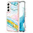 Handyhülle Silikon Hülle Gummi Schutzhülle Flexible Modisch Muster für Samsung Galaxy S22 Plus 5G Plusfarbig