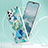 Handyhülle Silikon Hülle Gummi Schutzhülle Flexible Modisch Muster mit Fingerring Ständer Y01B für Samsung Galaxy A23 5G
