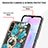 Handyhülle Silikon Hülle Gummi Schutzhülle Flexible Modisch Muster mit Fingerring Ständer Y06B für Xiaomi Redmi 9AT
