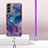 Handyhülle Silikon Hülle Gummi Schutzhülle Flexible Modisch Muster mit Schlüsselband Lanyard YB7 für Samsung Galaxy S22 Plus 5G