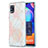 Handyhülle Silikon Hülle Gummi Schutzhülle Flexible Modisch Muster Y01B für Samsung Galaxy A31 Rosa