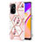 Handyhülle Silikon Hülle Gummi Schutzhülle Flexible Modisch Muster Y02B für Oppo F19 Pro+ Plus 5G Rosa