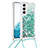 Handyhülle Silikon Hülle Gummi Schutzhülle Flexible Modisch Muster Y03B für Samsung Galaxy S22 Plus 5G Grün