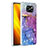 Handyhülle Silikon Hülle Gummi Schutzhülle Flexible Modisch Muster Y04B für Xiaomi Poco X3 NFC Violett