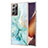 Handyhülle Silikon Hülle Gummi Schutzhülle Flexible Modisch Muster Y05B für Samsung Galaxy Note 20 Ultra 5G Grün