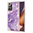 Handyhülle Silikon Hülle Gummi Schutzhülle Flexible Modisch Muster Y05B für Samsung Galaxy Note 20 Ultra 5G Violett