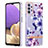 Handyhülle Silikon Hülle Gummi Schutzhülle Flexible Modisch Muster Y06B für Samsung Galaxy A23 5G Violett