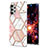 Handyhülle Silikon Hülle Gummi Schutzhülle Flexible Modisch Muster Y07B für Samsung Galaxy M32 5G Rosa