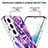 Handyhülle Silikon Hülle Gummi Schutzhülle Flexible Modisch Muster Y08B für Samsung Galaxy S21 FE 5G
