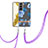 Handyhülle Silikon Hülle Gummi Schutzhülle Flexible Modisch Muster Y22B für Samsung Galaxy S22 5G Blau