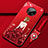 Handyhülle Silikon Hülle Gummi Schutzhülle Flexible Motiv Kleid Mädchen für Huawei Enjoy 20 Plus 5G Rot