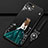 Handyhülle Silikon Hülle Gummi Schutzhülle Flexible Motiv Kleid Mädchen für Oppo A12e Schwarz