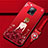 Handyhülle Silikon Hülle Gummi Schutzhülle Flexible Motiv Kleid Mädchen für Xiaomi Redmi 10X Pro 5G Rot