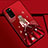 Handyhülle Silikon Hülle Gummi Schutzhülle Flexible Motiv Kleid Mädchen S01 für Huawei Honor View 30 Pro 5G Fuchsie