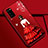 Handyhülle Silikon Hülle Gummi Schutzhülle Flexible Motiv Kleid Mädchen S01 für Huawei Honor View 30 Pro 5G Rot