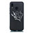 Handyhülle Silikon Hülle Gummi Schutzhülle Konstellation S10 für Huawei P20 Lite Schwarz