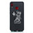 Handyhülle Silikon Hülle Gummi Schutzhülle Konstellation S12 für Huawei Honor 8X Schwarz