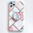 Handyhülle Silikon Hülle Gummi Schutzhülle Modisch Muster S06 für Apple iPhone 11 Pro Max Rosa