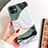Handyhülle Silikon Hülle Gummi Schutzhülle Modisch Muster S08 für Apple iPhone 11 Grün
