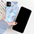 Handyhülle Silikon Hülle Gummi Schutzhülle Modisch Muster S15 für Apple iPhone 11 Hellblau