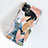 Handyhülle Silikon Hülle Gummi Schutzhülle Modisch Muster S15 für Apple iPhone 11 Orange