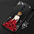 Handyhülle Silikon Hülle Gummi Schutzhülle Motiv Kleid Mädchen für Oppo Reno 10X Zoom Rot und Schwarz