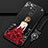 Handyhülle Silikon Hülle Gummi Schutzhülle Motiv Kleid Mädchen H01 für Huawei Mate 20 Lite Rot und Schwarz