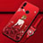 Handyhülle Silikon Hülle Gummi Schutzhülle Motiv Kleid Mädchen K01 für Huawei Honor 20 Lite Rot