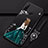 Handyhülle Silikon Hülle Gummi Schutzhülle Motiv Kleid Mädchen K01 für Huawei Nova 4e Schwarz