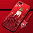 Handyhülle Silikon Hülle Gummi Schutzhülle Motiv Kleid Mädchen M02 für Oppo K1 Rot