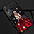 Handyhülle Silikon Hülle Gummi Schutzhülle Motiv Kleid Mädchen Z01 für Huawei Honor 20 Lite Rot und Schwarz