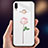 Handyhülle Silikon Hülle Rahmen Schutzhülle Spiegel Blumen für Huawei P20 Lite